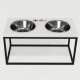 Hollky Base L - миски на підставці для середніх і великих собак (2 × 0,95 л) BLWH