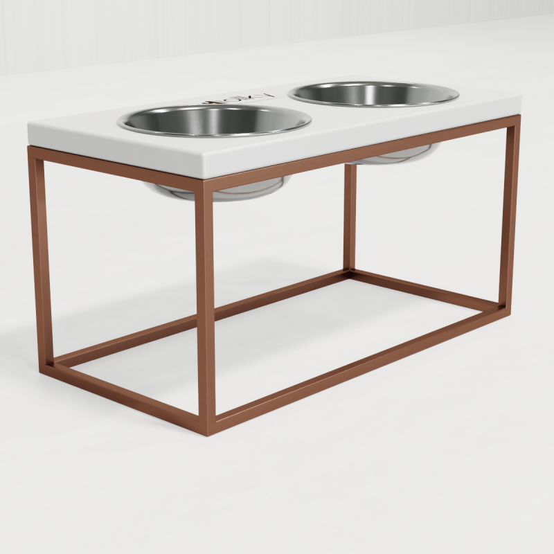 Hollky Base L - миски на підставці для середніх і великих собак (2 × 0,95 л) GLWH