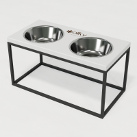 Hollky Base L - миски на підставці для середніх і великих собак (2 × 0,95 л) GRWH 