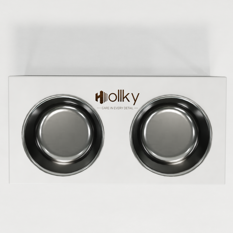 Hollky Base L - миски на підставці для середніх і великих собак (2 × 0,95 л) GRWH 