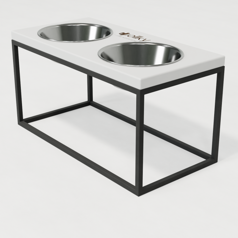 Hollky Base L - миски на підставці для середніх і великих собак (2 × 0,95 л) GRWH 