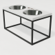 Hollky Base L - миски на підставці для середніх і великих собак (2 × 0,95 л) GRWH 
