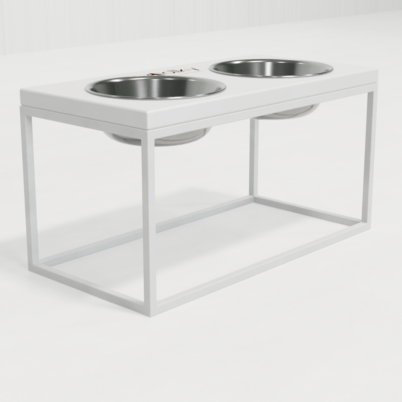 Hollky Base L - миски на підставці для середніх і великих собак (2 × 0,95 л) WHWH 