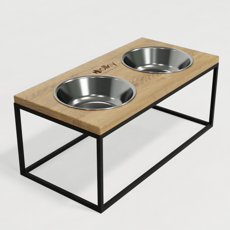 Hollky Base XL20 - миски на підставці для великих собак (2 × 1,8 л) BLNT 