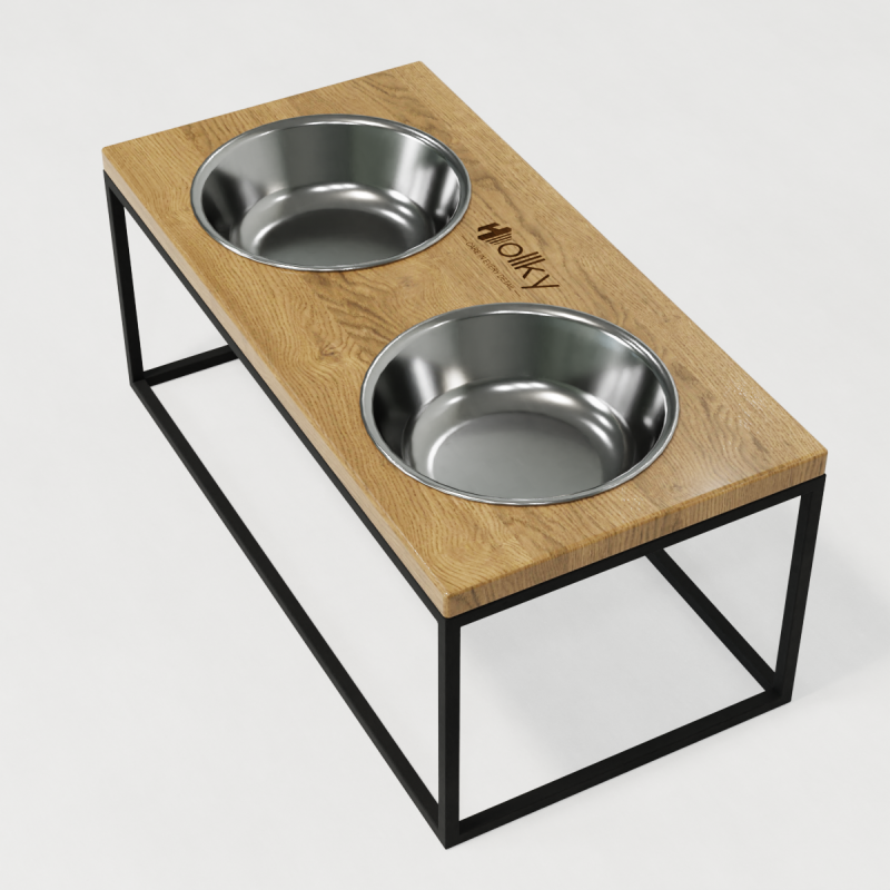 Hollky Base XL20 - миски на підставці для великих собак (2 × 1,8 л) BLNT 