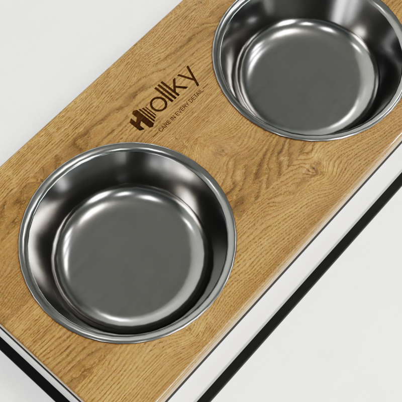 Hollky Base XL20 - миски на підставці для великих собак (2 × 1,8 л) BLNT 