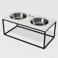 Hollky Base XL20 - миски на підставці для великих собак (2 × 1,8 л) BLWH
