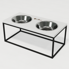 Hollky Base XL20 - миски на підставці для великих собак (2 × 1,8 л) BLWH