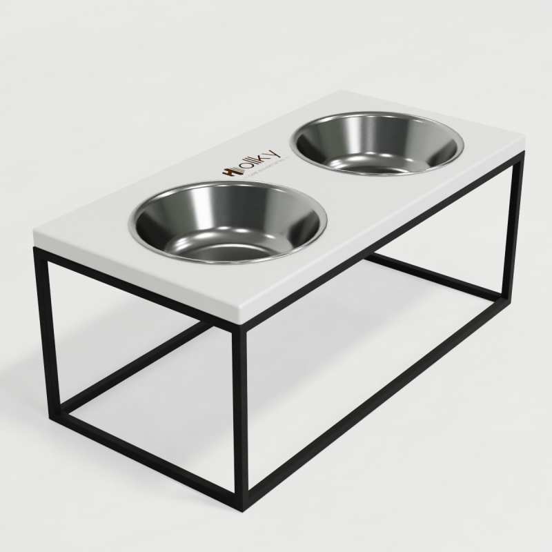 Hollky Base XL20 - миски на підставці для великих собак (2 × 1,8 л) BLWH