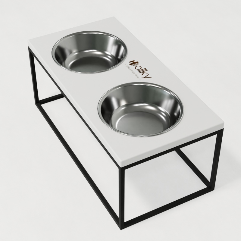 Hollky Base XL20 - миски на підставці для великих собак (2 × 1,8 л) BLWH