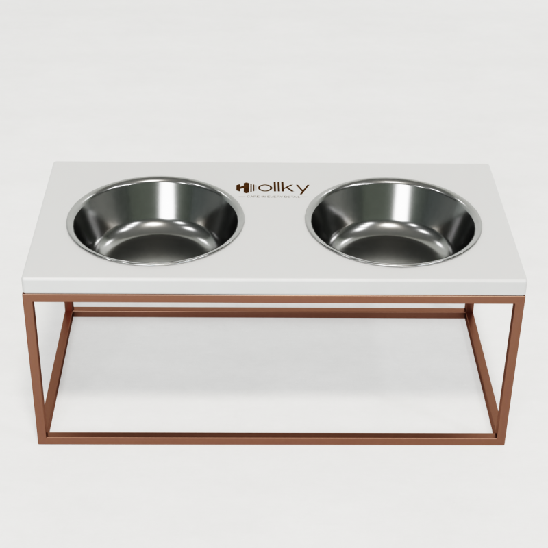 Hollky Base XL20 - миски на підставці для великих собак (2 × 1,8 л) GLWH