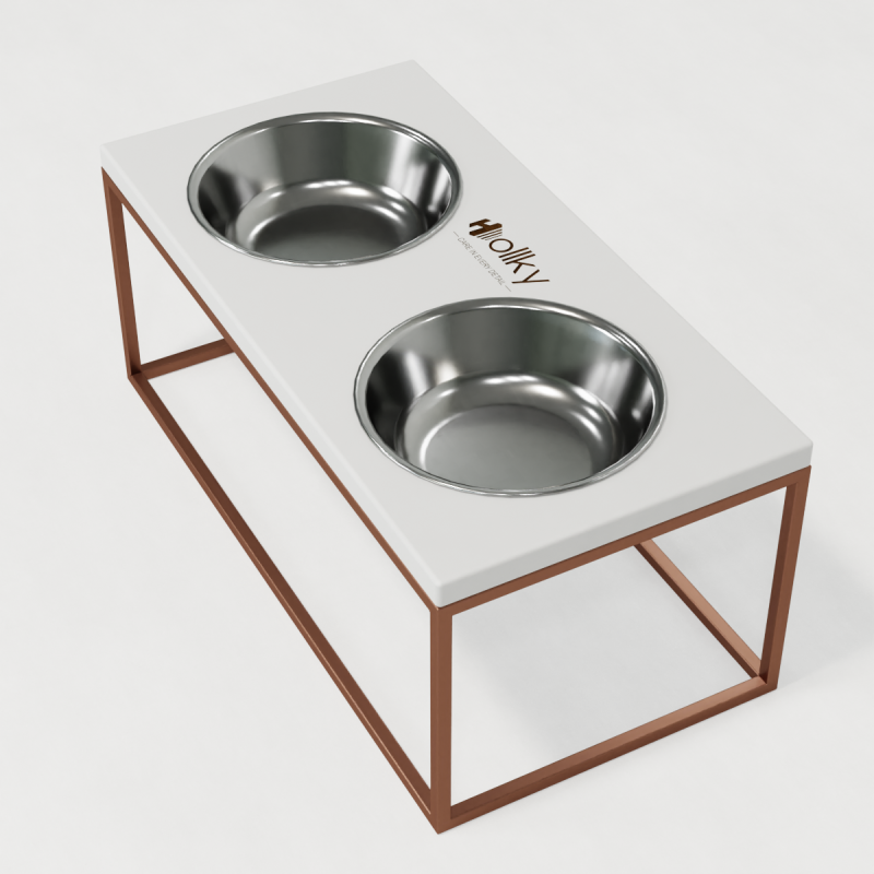 Hollky Base XL20 - миски на підставці для великих собак (2 × 1,8 л) GLWH