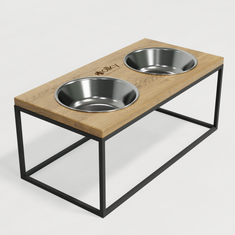 Hollky Base XL20 - миски на підставці для великих собак (2 × 1,8 л) GRNT 