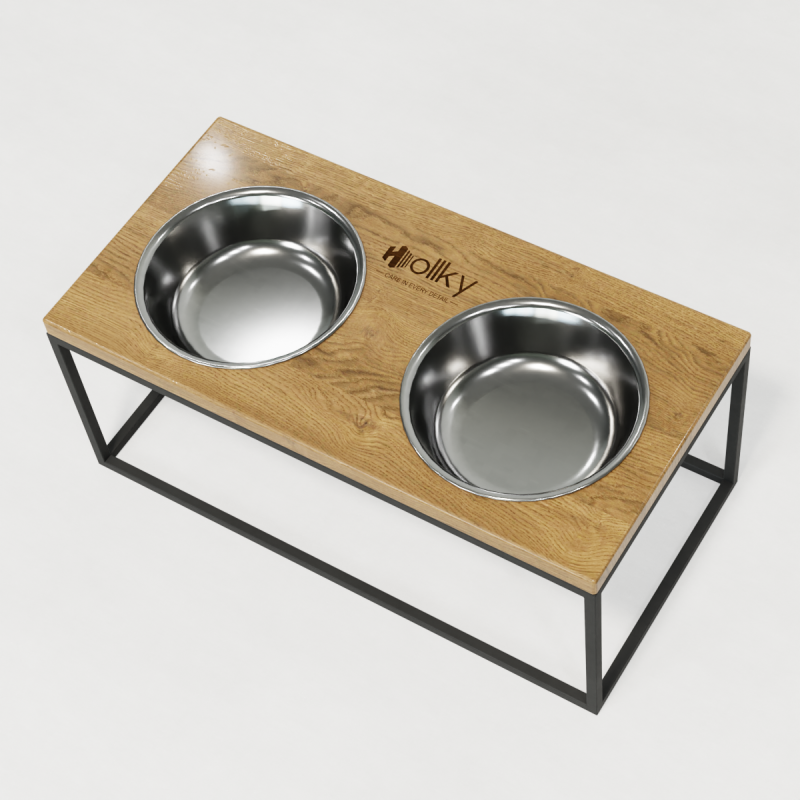 Hollky Base XL20 - миски на підставці для великих собак (2 × 1,8 л) GRNT 