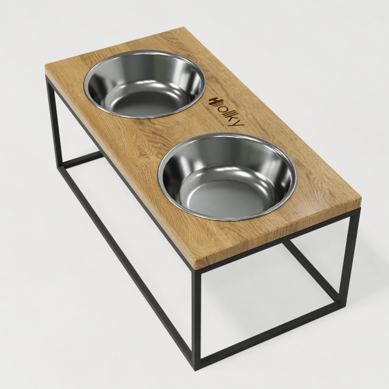 Hollky Base XL20 - миски на підставці для великих собак (2 × 1,8 л) GRNT 