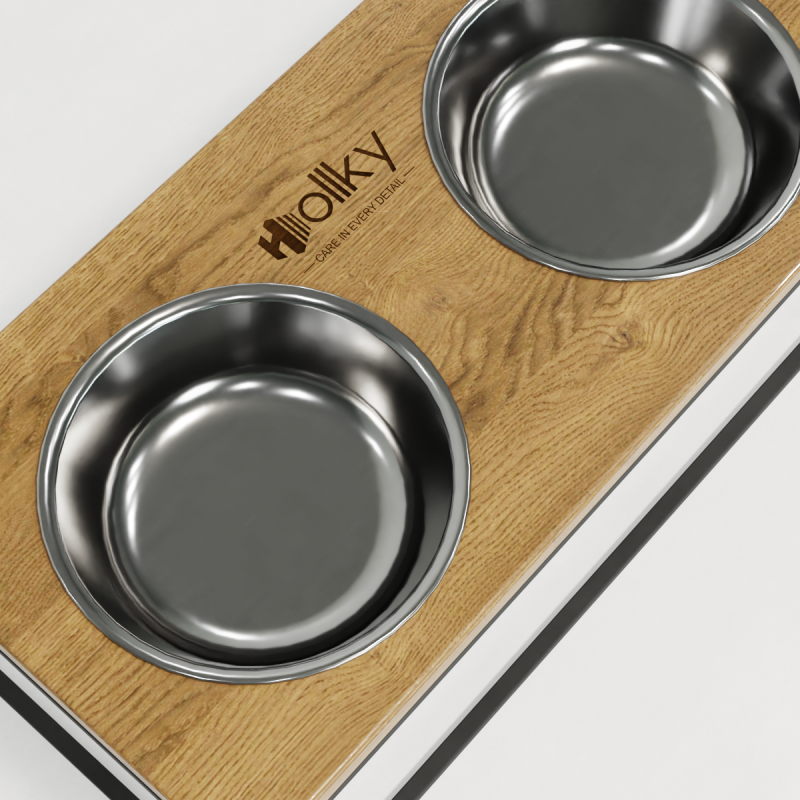 Hollky Base XL20 - миски на підставці для великих собак (2 × 1,8 л) GRNT 