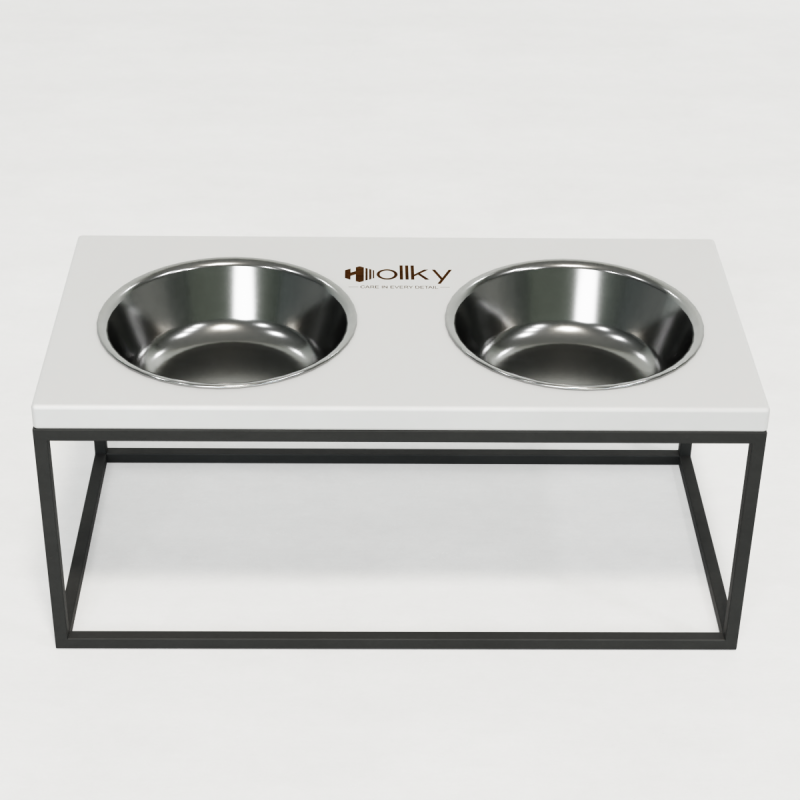 Hollky Base XL20 - миски на підставці для великих собак (2 × 1,8 л) GRWH