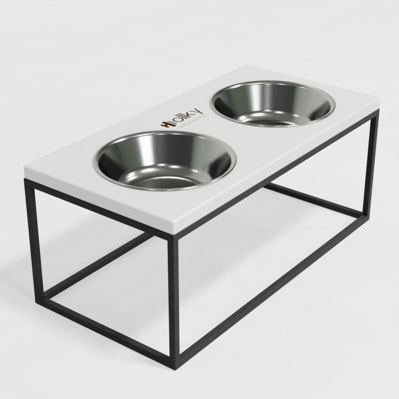 Hollky Base XL20 - миски на підставці для великих собак (2 × 1,8 л) GRWH