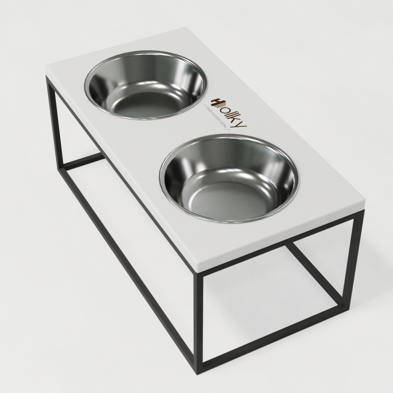 Hollky Base XL20 - миски на підставці для великих собак (2 × 1,8 л) GRWH