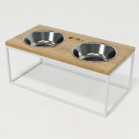 Hollky Base XL20 - миски на підставці для великих собак (2 × 1,8 л) WHNT 