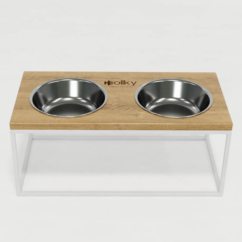 Hollky Base XL20 - миски на підставці для великих собак (2 × 1,8 л) WHNT 