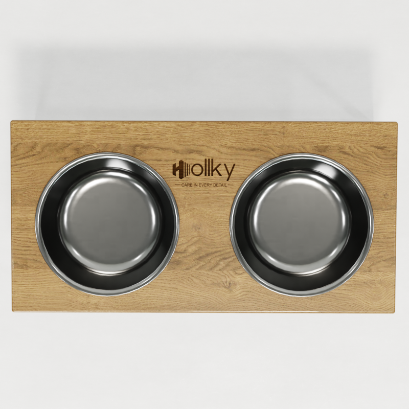 Hollky Base XL20 - миски на підставці для великих собак (2 × 1,8 л) WHNT 