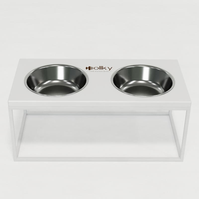 Hollky Base XL20 - миски на підставці для великих собак (2 × 1,8 л) WHWH