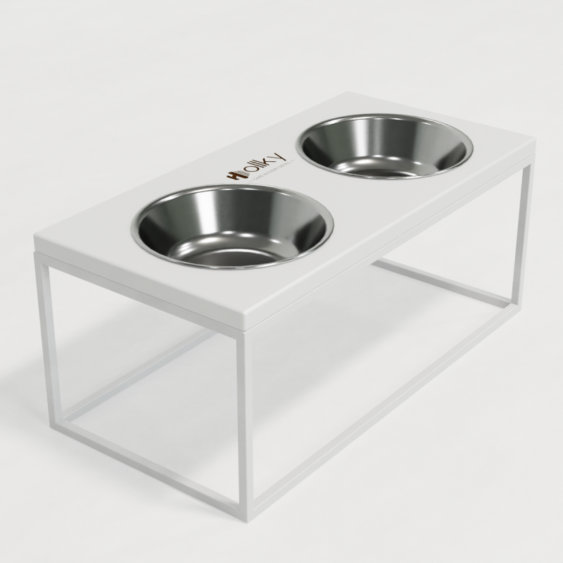 Hollky Base XL20 - миски на підставці для великих собак (2 × 1,8 л) WHWH