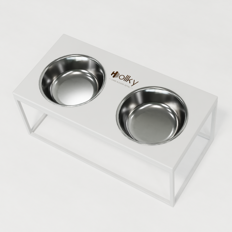 Hollky Base XL20 - миски на підставці для великих собак (2 × 1,8 л) WHWH