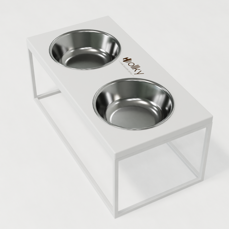 Hollky Base XL20 - миски на підставці для великих собак (2 × 1,8 л) WHWH