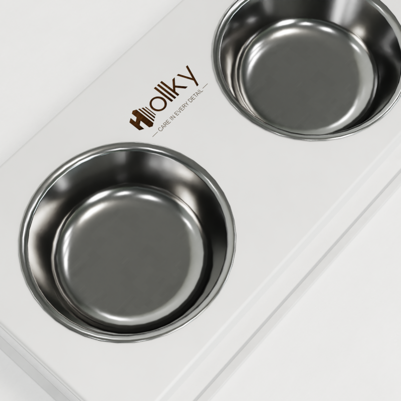 Hollky Base XL20 - миски на підставці для великих собак (2 × 1,8 л) WHWH