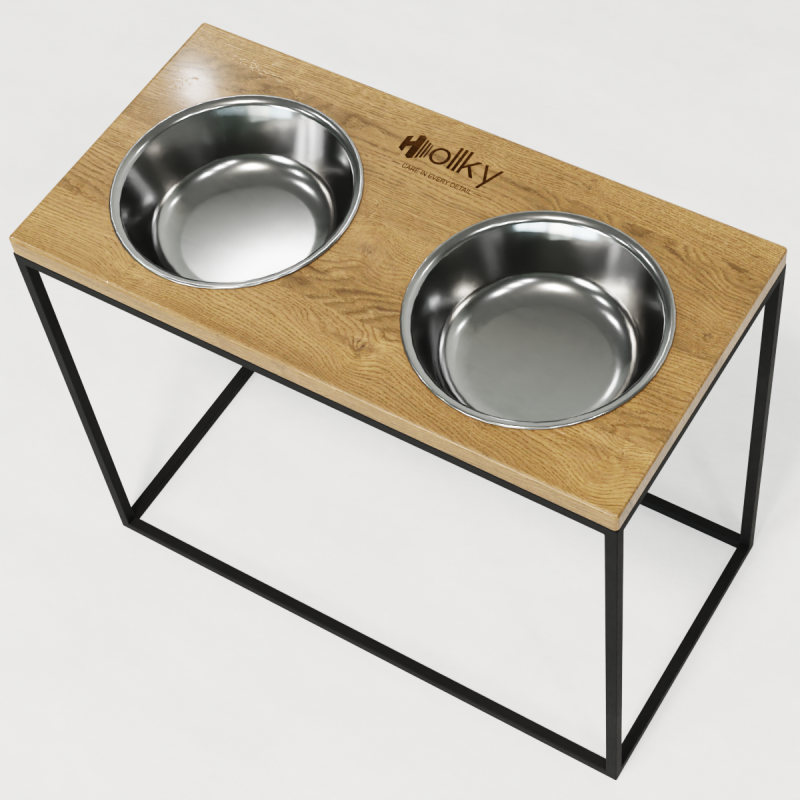 Hollky Base XL40 - миски на підставці для великих собак (2 × 1,8 л) BLNT 
