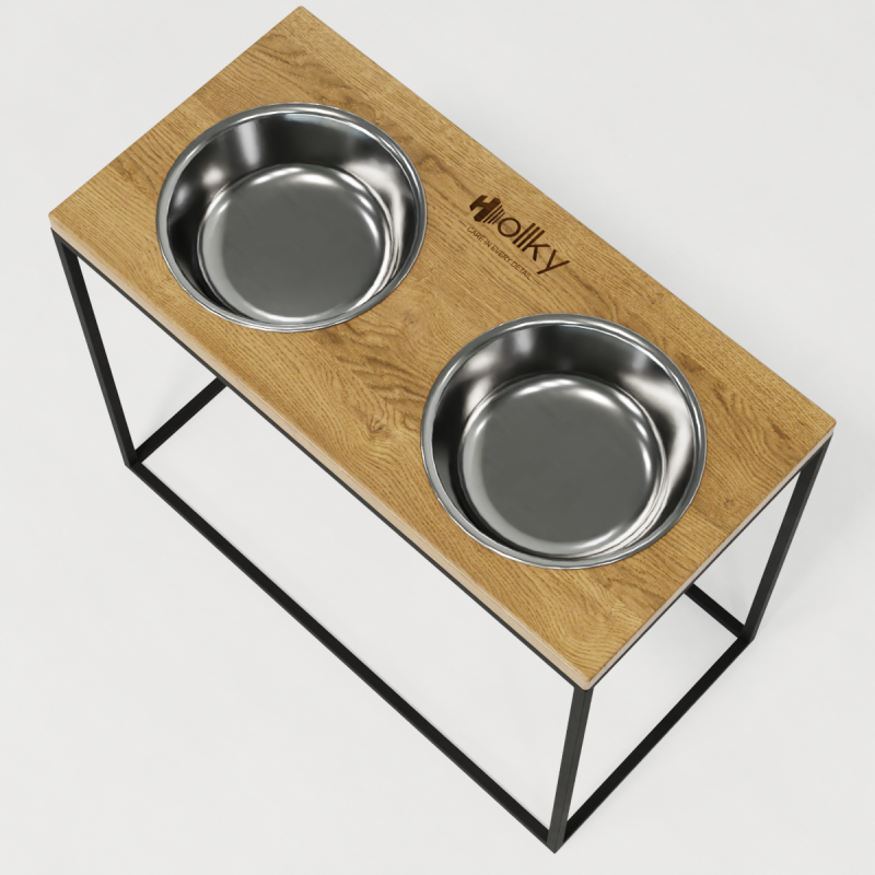 Hollky Base XL40 - миски на підставці для великих собак (2 × 1,8 л) BLNT 