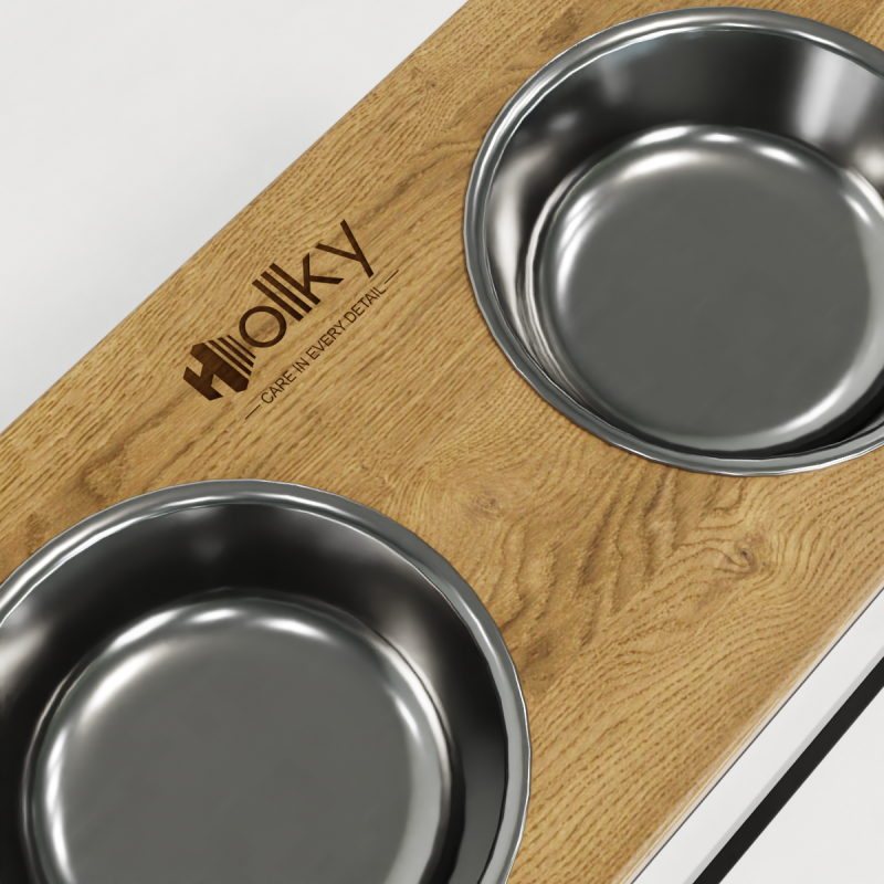 Hollky Base XL40 - миски на підставці для великих собак (2 × 1,8 л) BLNT 