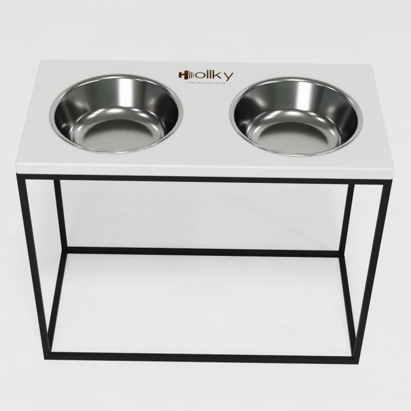 Hollky Base XL40 - миски на підставці для великих собак (2 × 1,8 л) BLWH