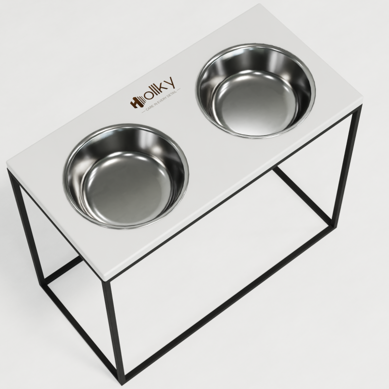 Hollky Base XL40 - миски на підставці для великих собак (2 × 1,8 л) BLWH