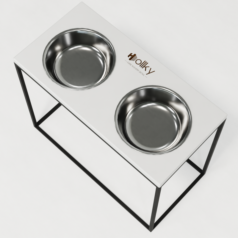 Hollky Base XL40 - миски на підставці для великих собак (2 × 1,8 л) BLWH