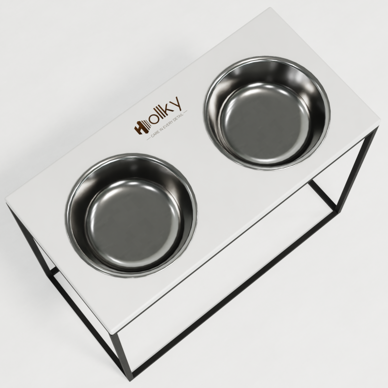 Hollky Base XL40 - миски на підставці для великих собак (2 × 1,8 л) BLWH