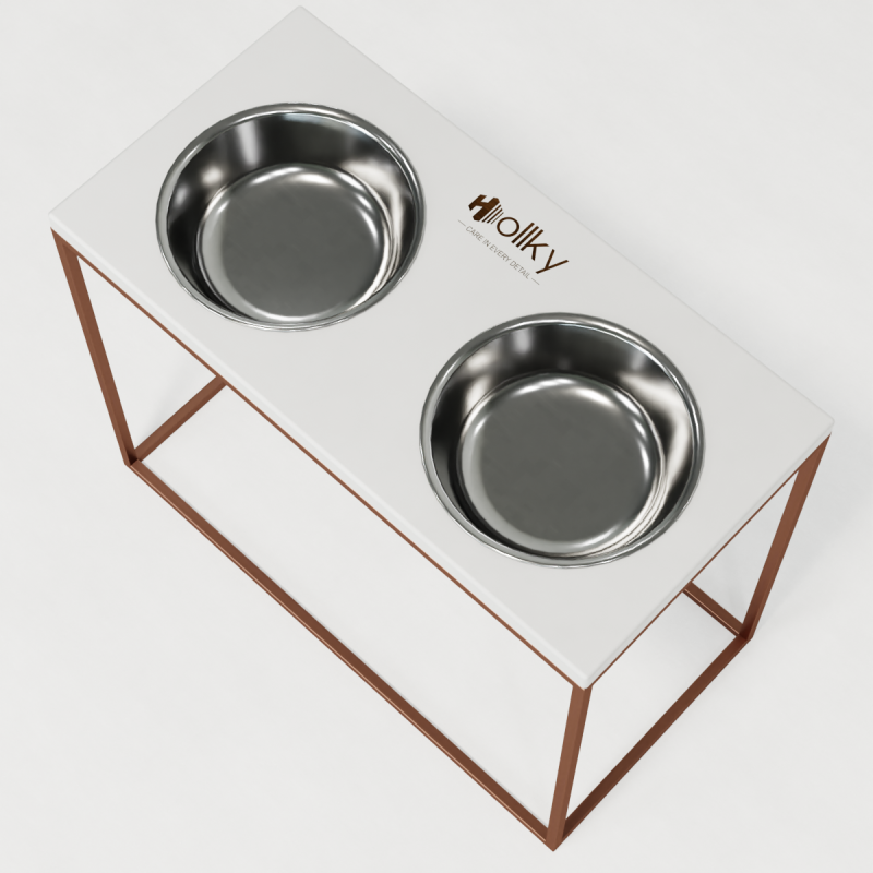 Hollky Base XL40 - миски на підставці для великих собак (2 × 1,8 л) GLWH