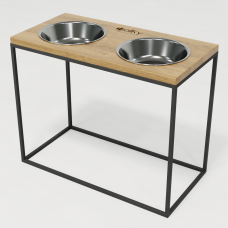 Hollky Base XL40 - миски на підставці для великих собак (2 × 1,8 л) GRNT 