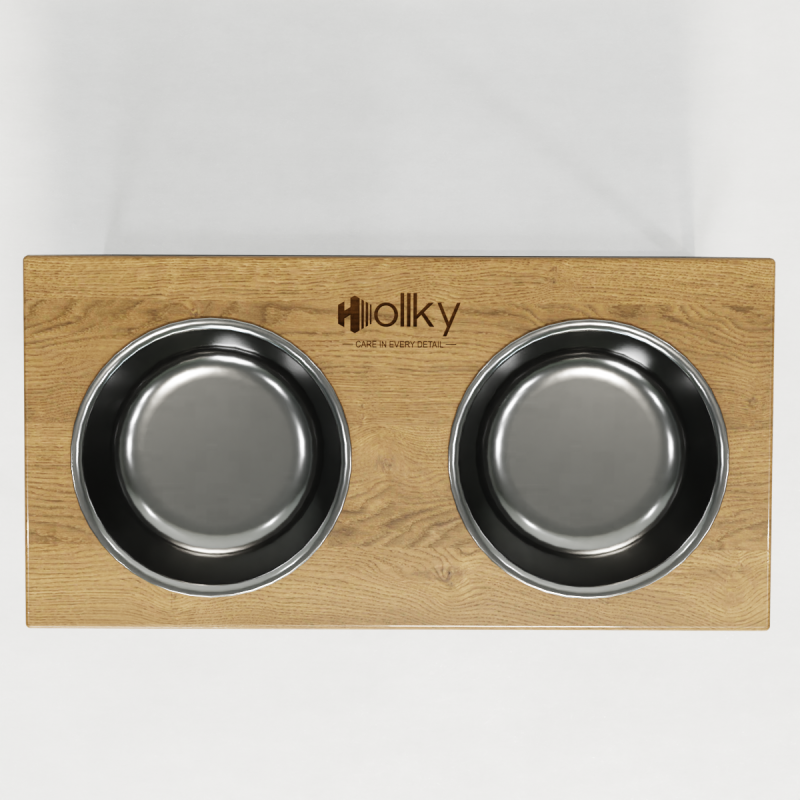 Hollky Base XL40 - миски на підставці для великих собак (2 × 1,8 л) GRNT 