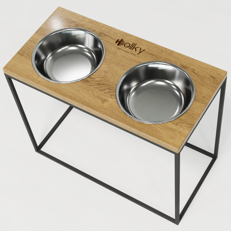 Hollky Base XL40 - миски на підставці для великих собак (2 × 1,8 л) GRNT 