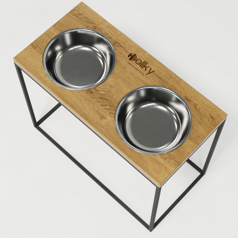 Hollky Base XL40 - миски на підставці для великих собак (2 × 1,8 л) GRNT 