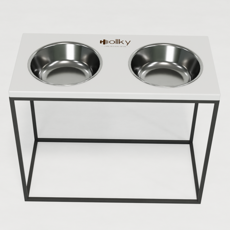 Hollky Base XL40 - миски на підставці для великих собак (2 × 1,8 л) GRWH 