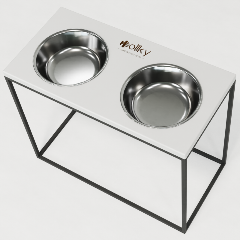 Hollky Base XL40 - миски на підставці для великих собак (2 × 1,8 л) GRWH 
