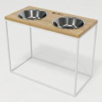 Hollky Base XL40 - bowls on stand for large dogs (2 × 1.8 L) WHNT 