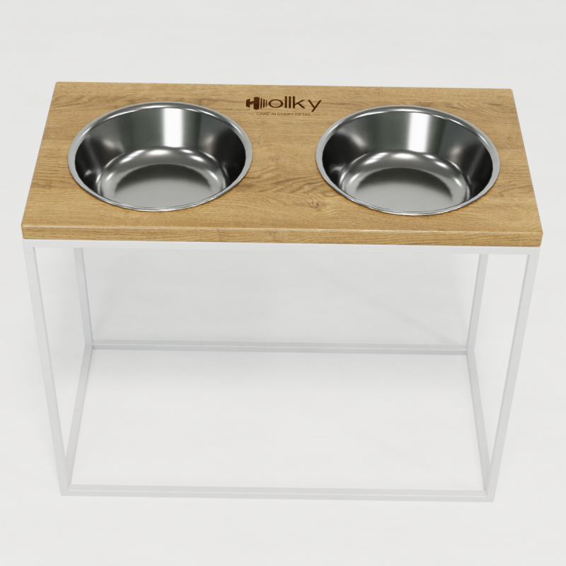 Hollky Base XL40 - миски на підставці для великих собак (2 × 1,8 л) WHNT 