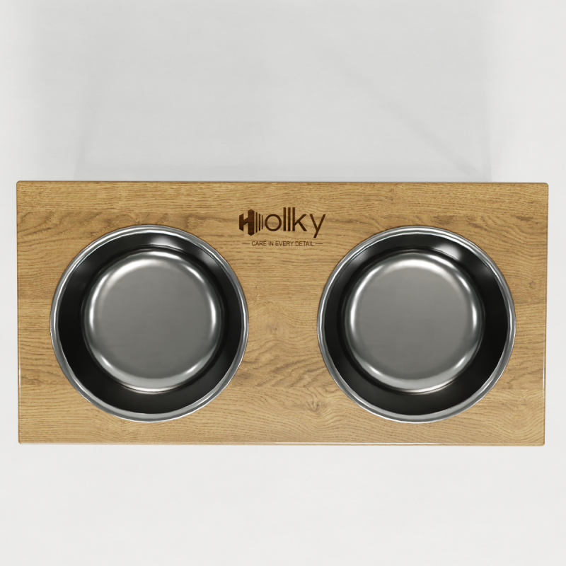 Hollky Base XL40 - миски на підставці для великих собак (2 × 1,8 л) WHNT 