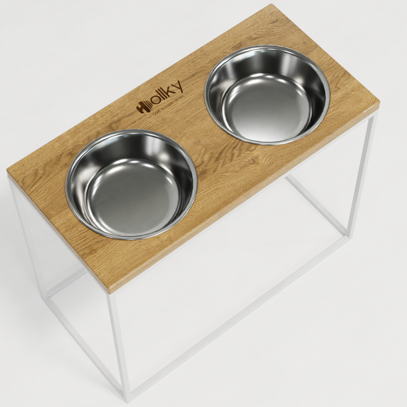 Hollky Base XL40 - миски на підставці для великих собак (2 × 1,8 л) WHNT 