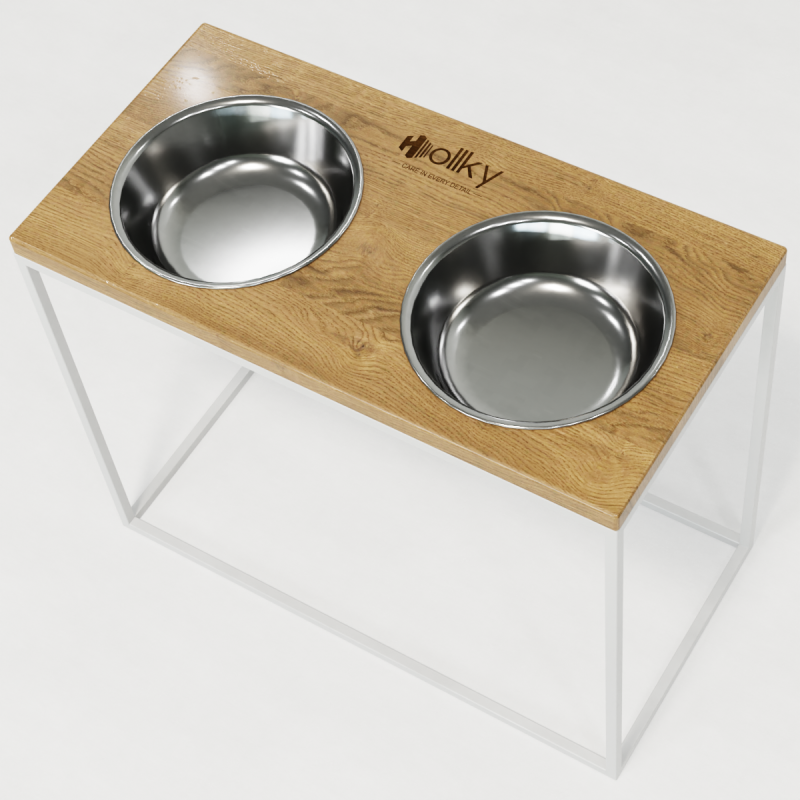 Hollky Base XL40 - миски на підставці для великих собак (2 × 1,8 л) WHNT 